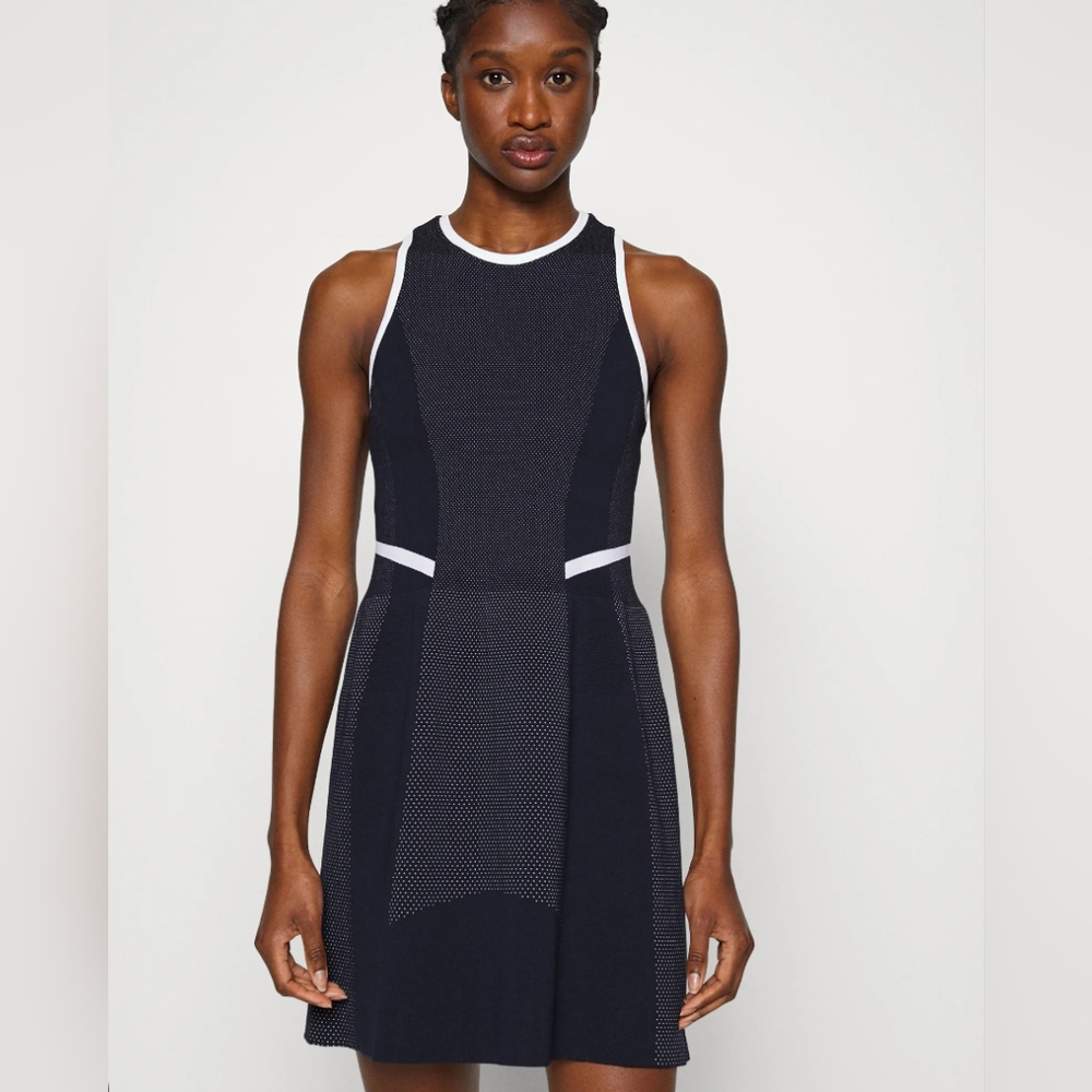 Sweaty Betty Navy Interval Seamless Workout Mini Dress Size XL